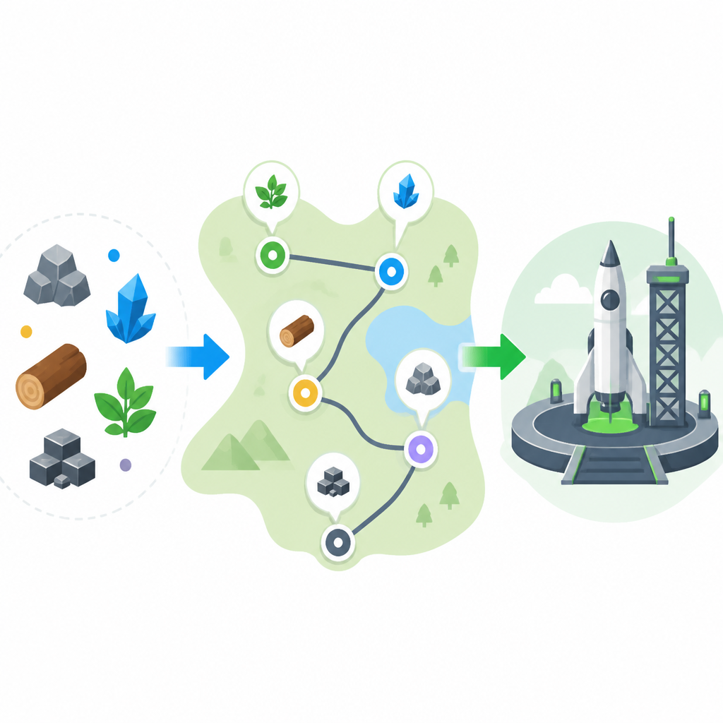 Launch Site 讓你把撿資源變路線