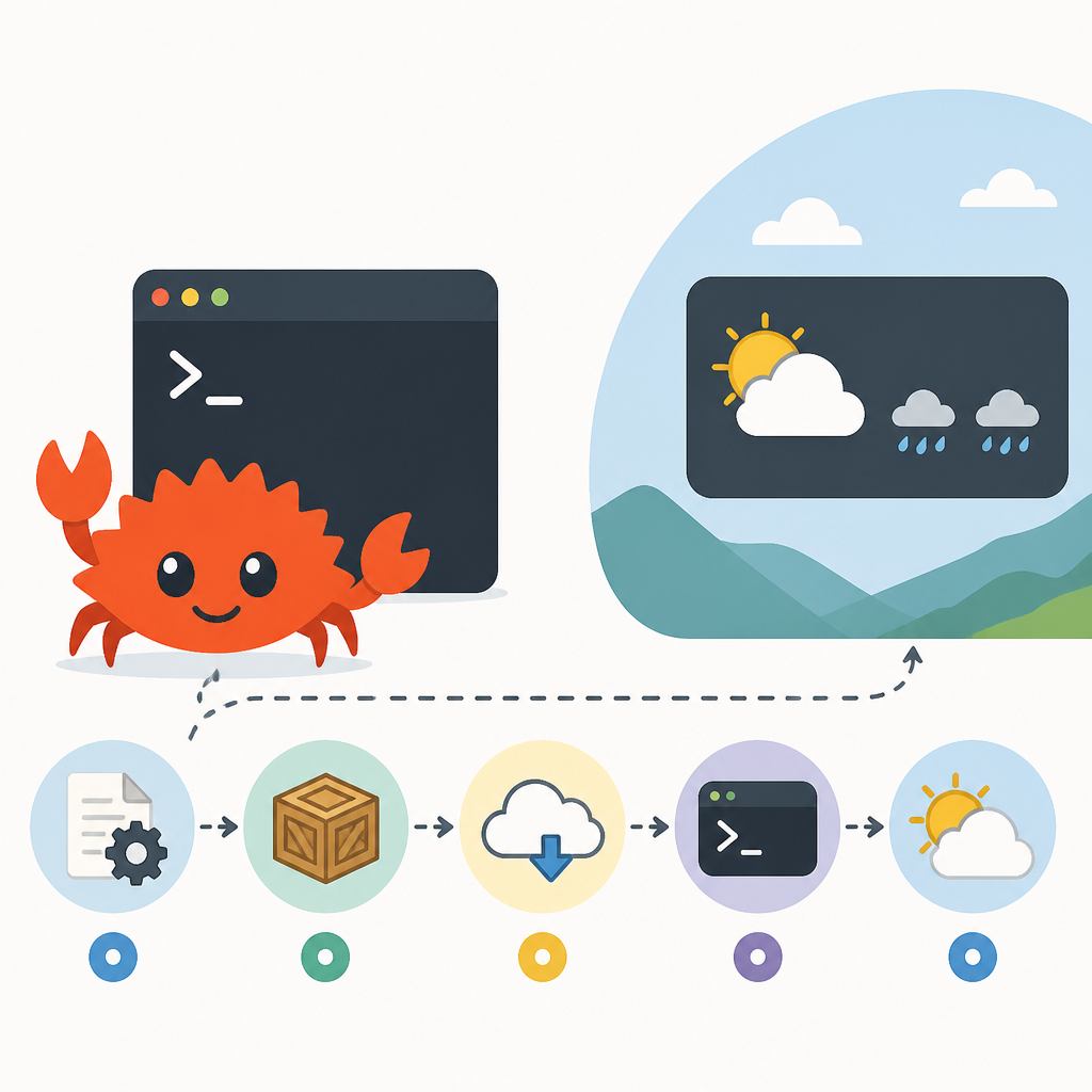 Rust CLI 天氣工具五步實作