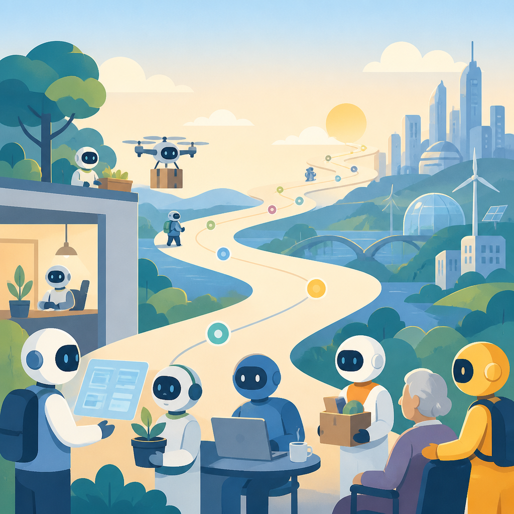 Agentopia:把代理社會拉長到10年