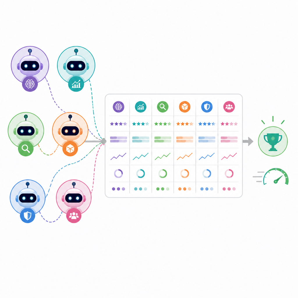 6 crypto AI agents let you compare utility fast