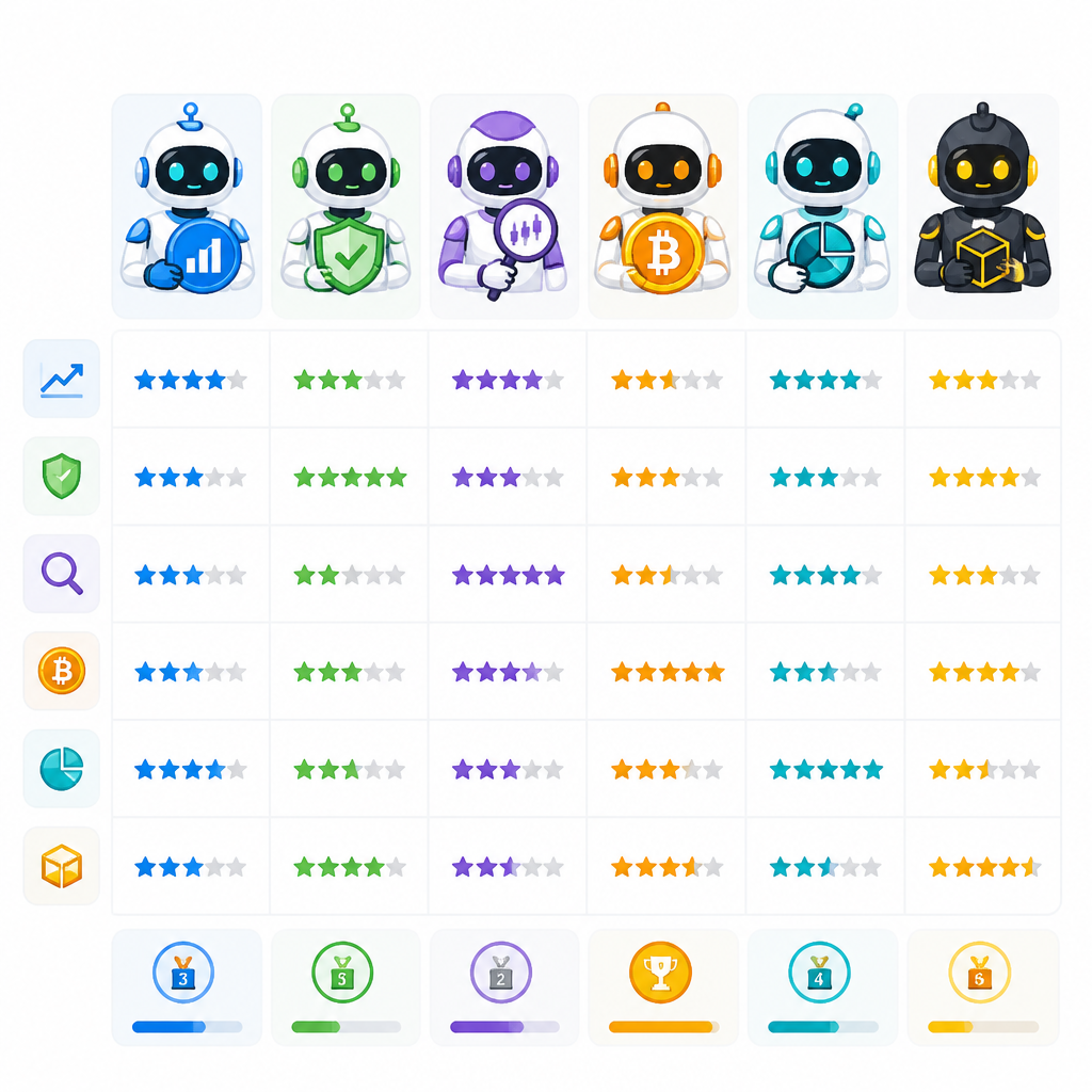 6 個 crypto AI agents 快速比實用性
