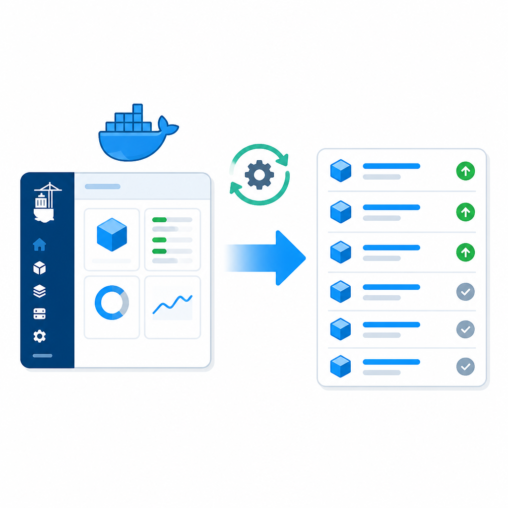 Portainer 升級文把 Docker 更新變清單