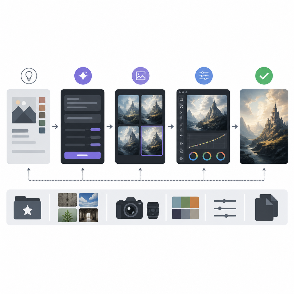 Midjourney 更像專業影像工作流了