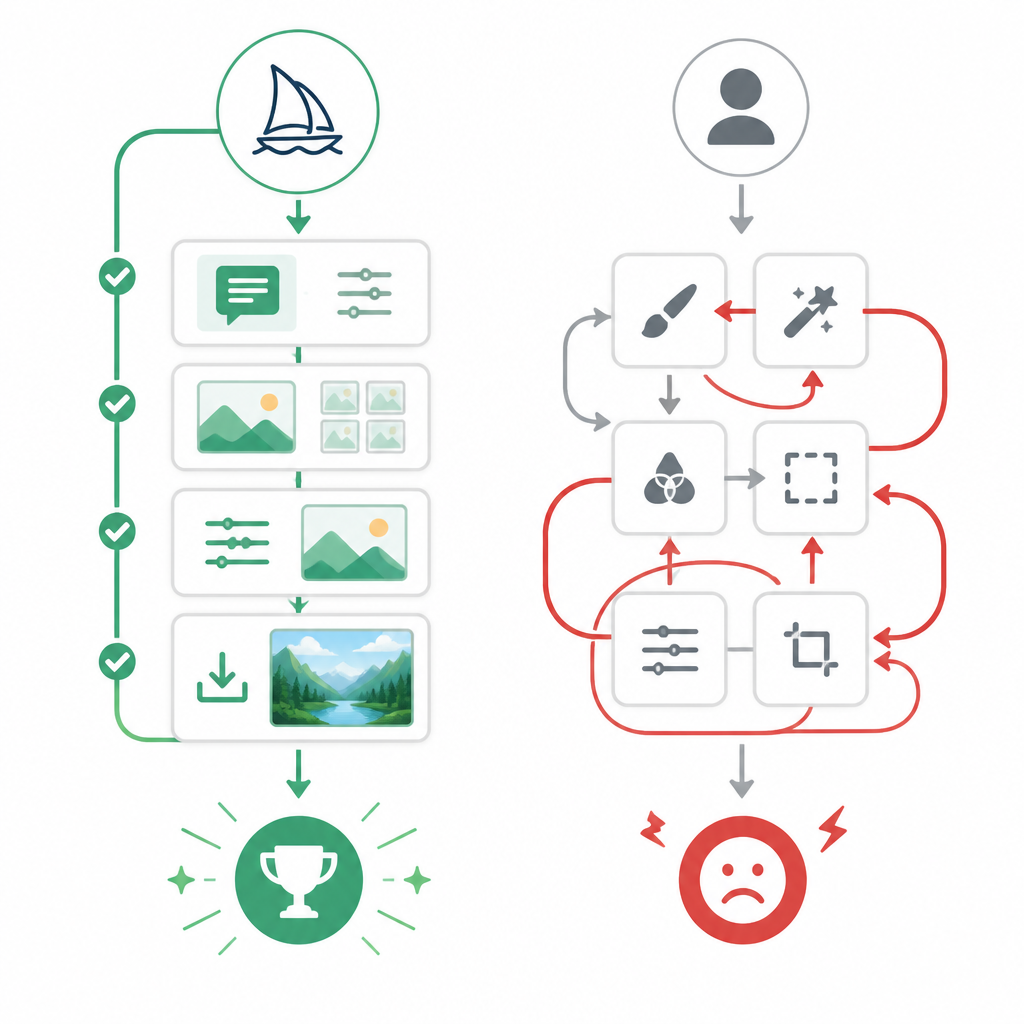 Midjourney’s pro workflow beats hobbyist image tools