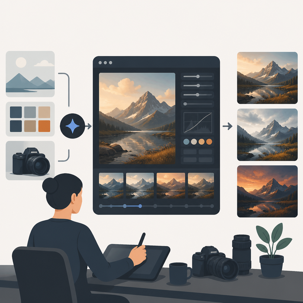 Midjourney 更像專業影像工作流了