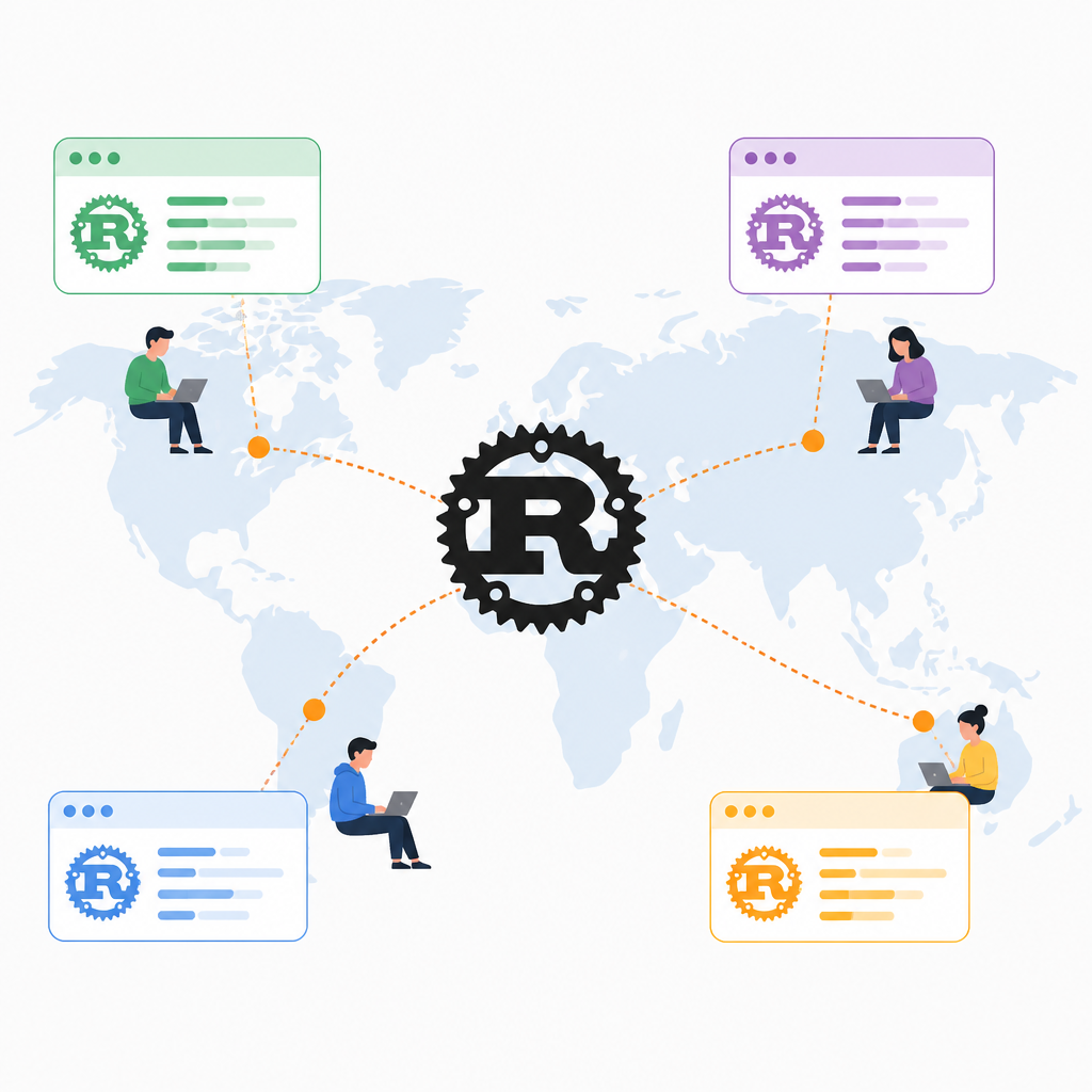 Four Rust projects show where people are coding now
