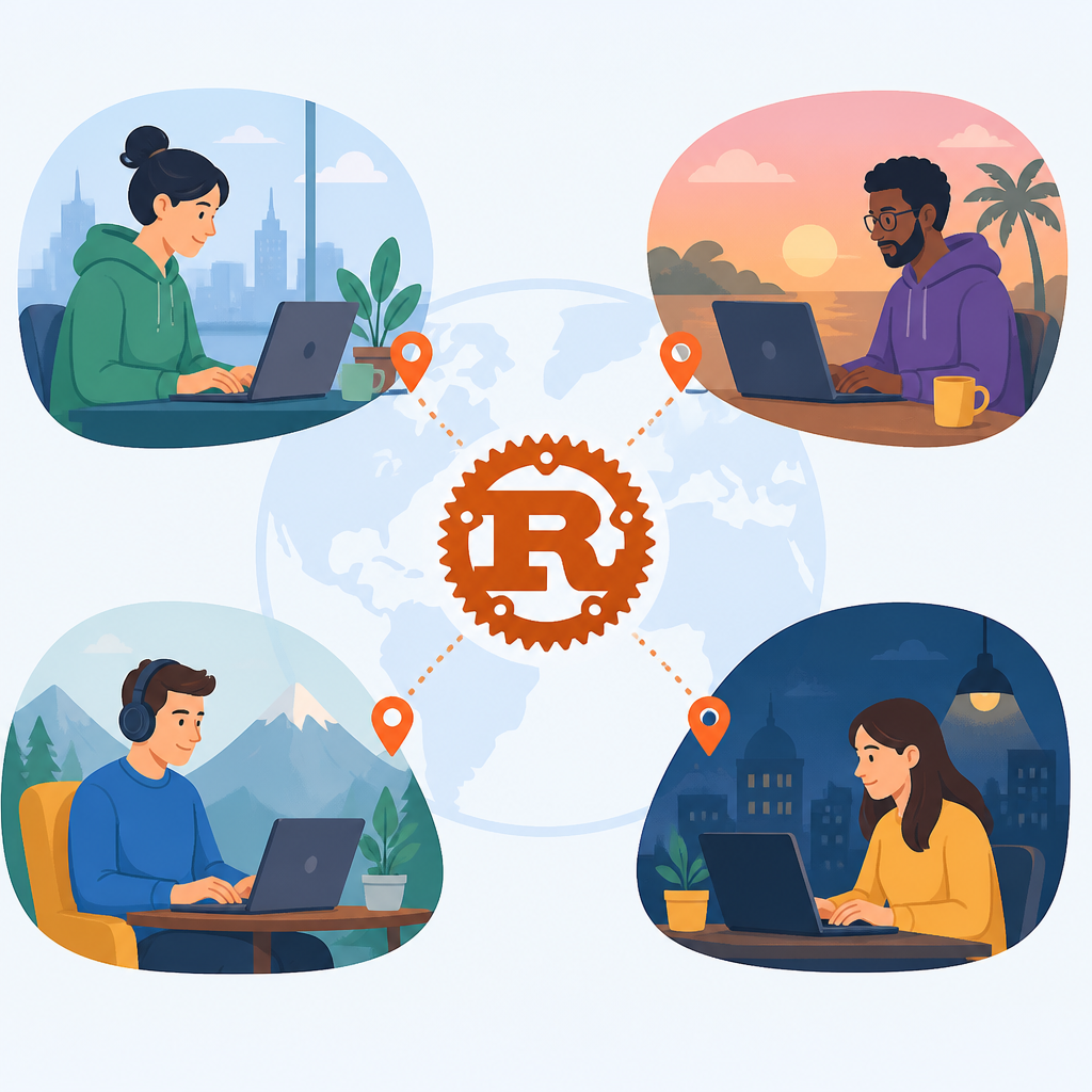 Four Rust projects show where people are coding now