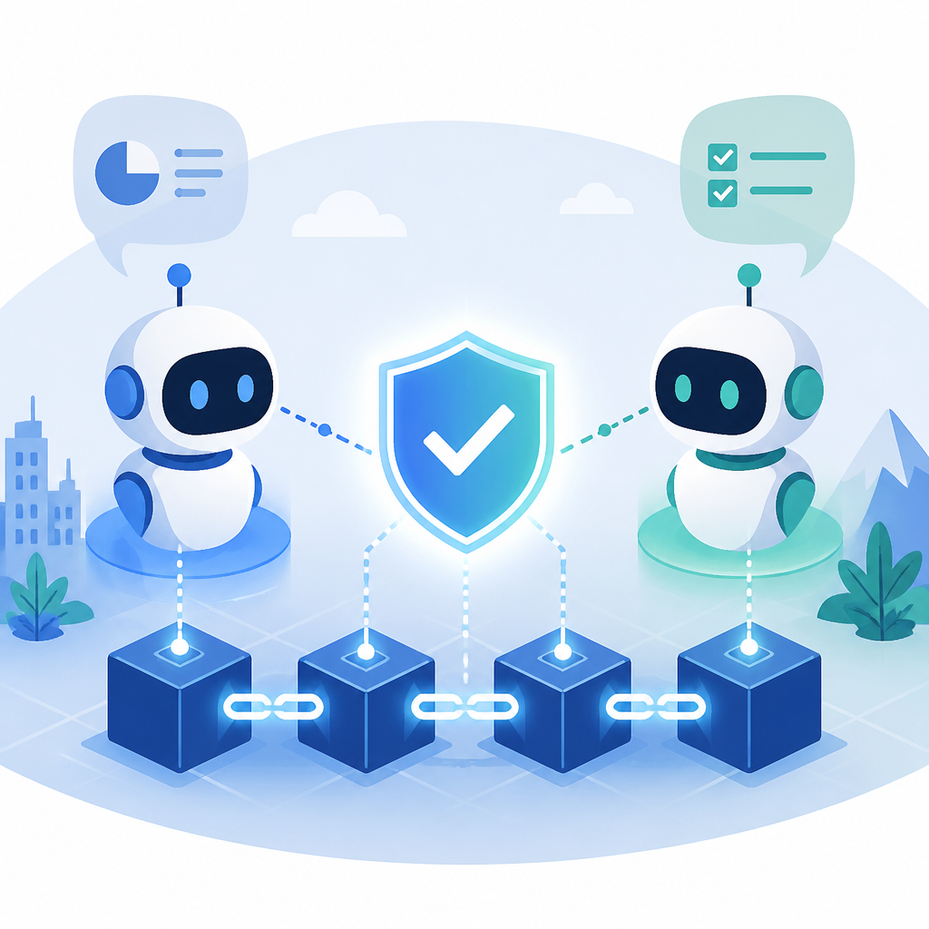 AI agents use blockchain as a trust layer