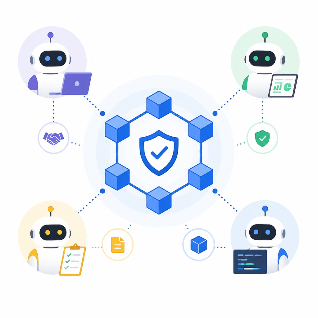 AI agents use blockchain as a trust layer