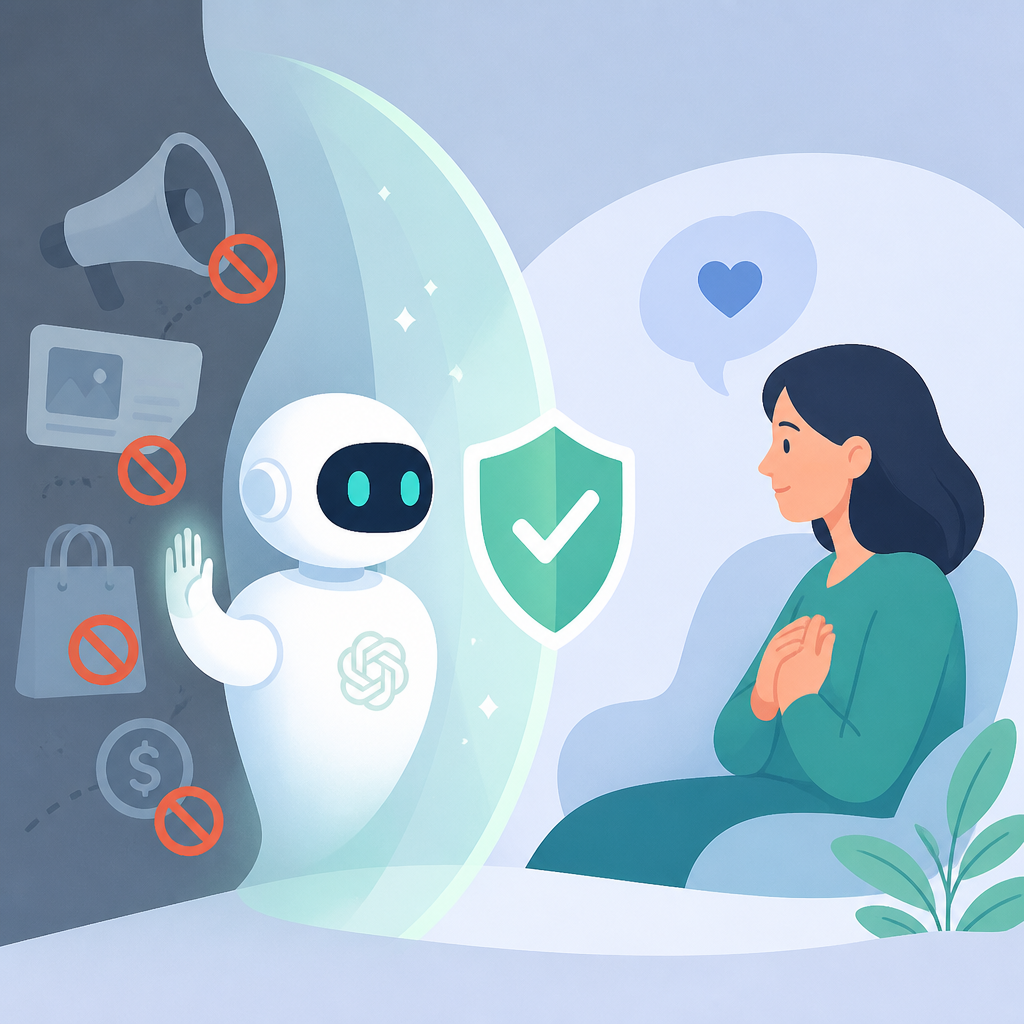 OpenAI把廣告擋在敏感對話外是對的
