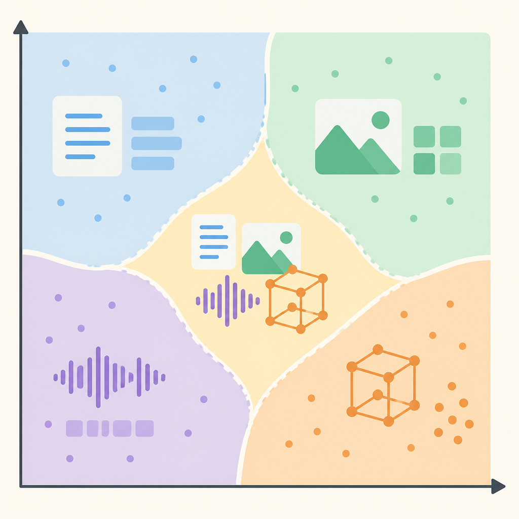 A phase diagram for multimodal learning