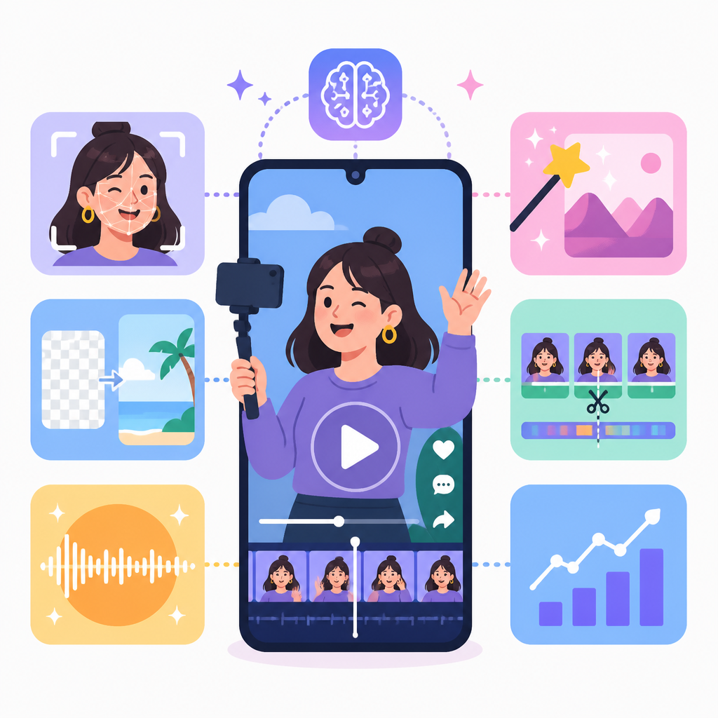 六個 AI 功能把短影音做活