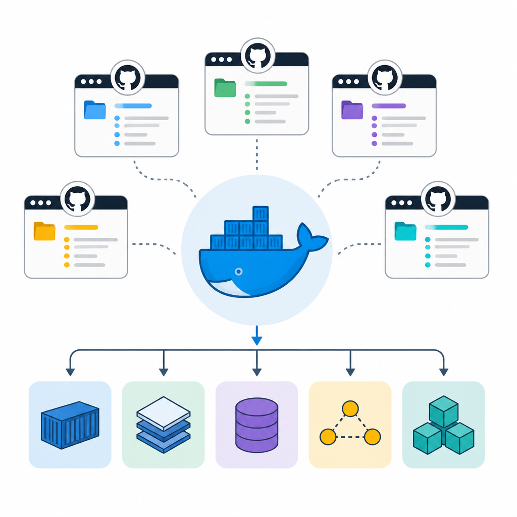 5 個 Docker GitHub 倉庫看懂容器工作重心