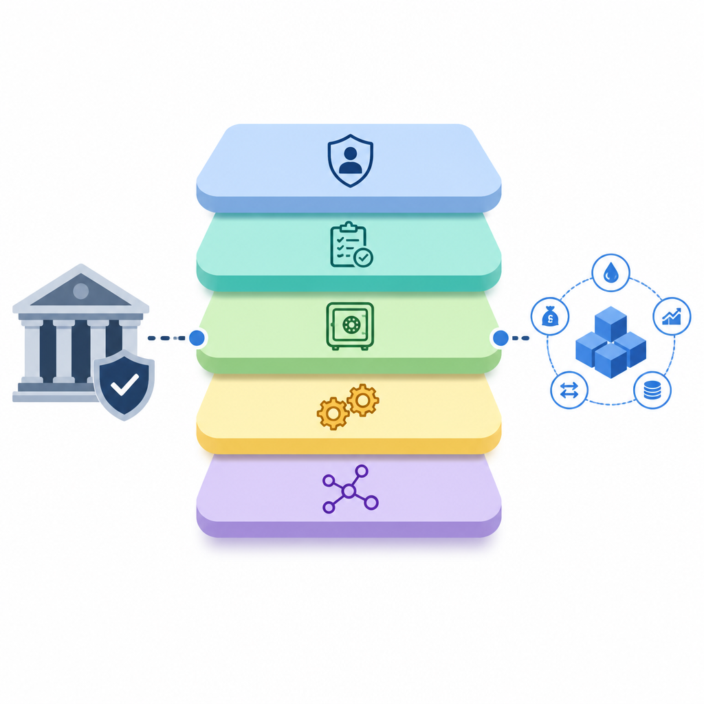 5 層中介讓機構 DeFi 真能上線