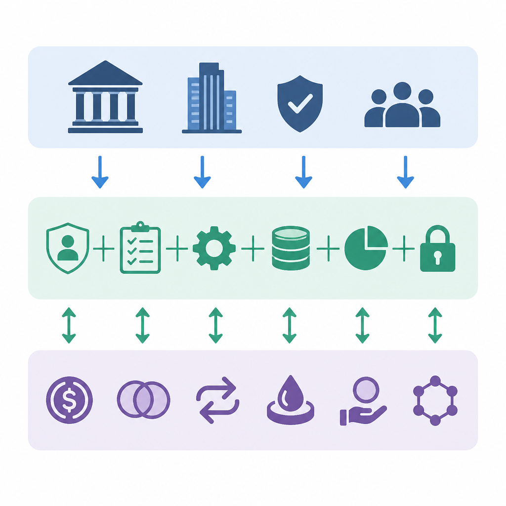 Institutional DeFi Works Once the Middle Layer Exists