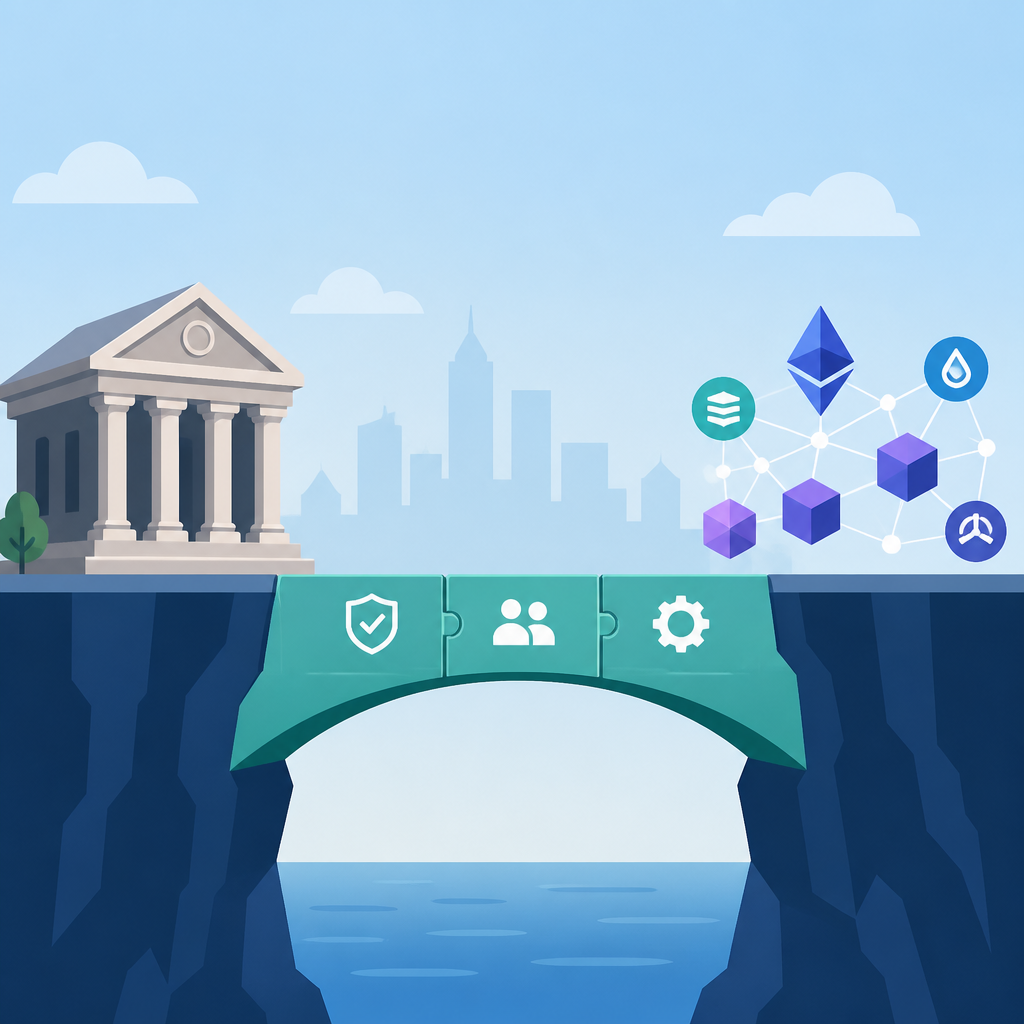 Institutional DeFi Works Once the Middle Layer Exists