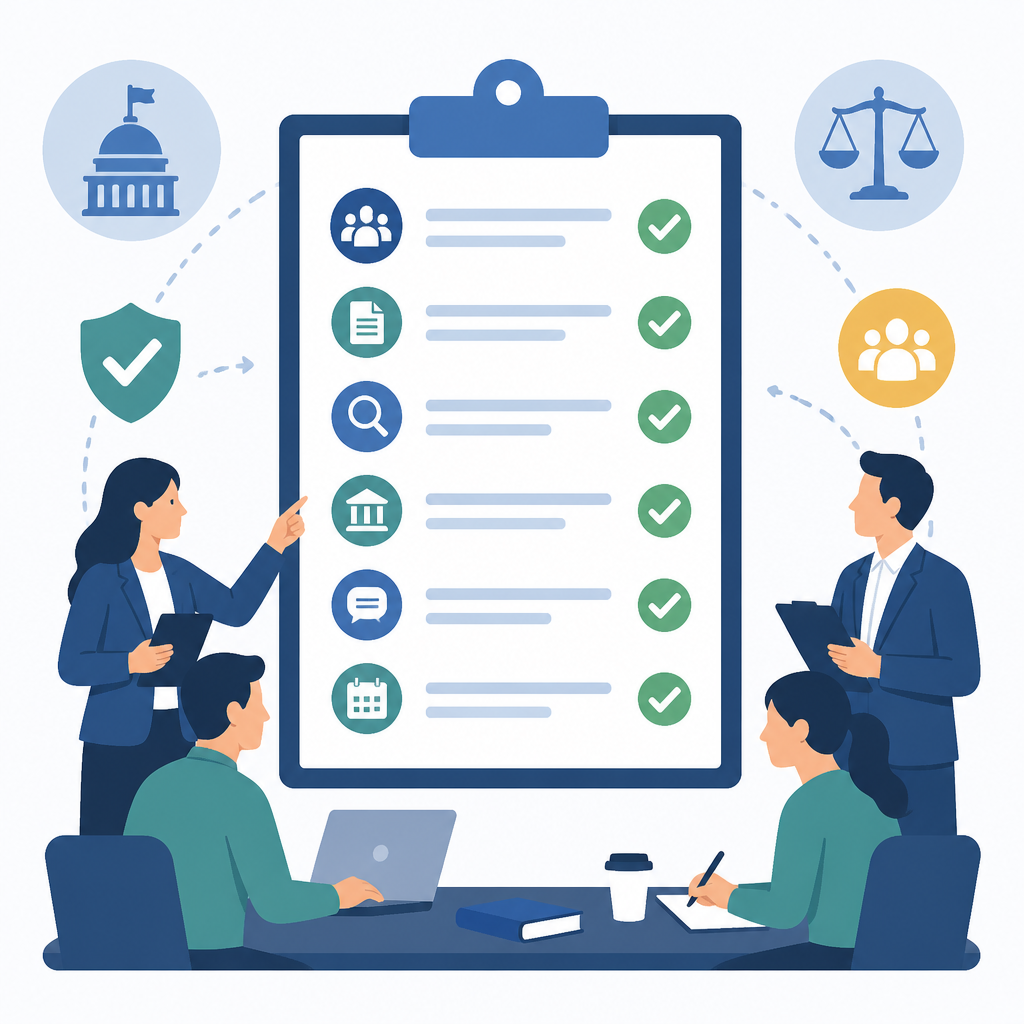 CLARITY Act 進入院會前的團隊準備清單