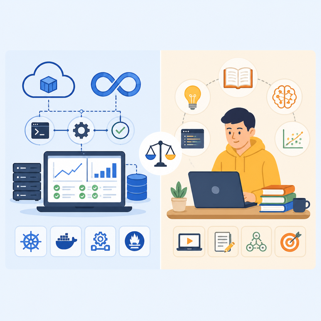 MLOps vs ML Engineer Self-Taught Career Guide