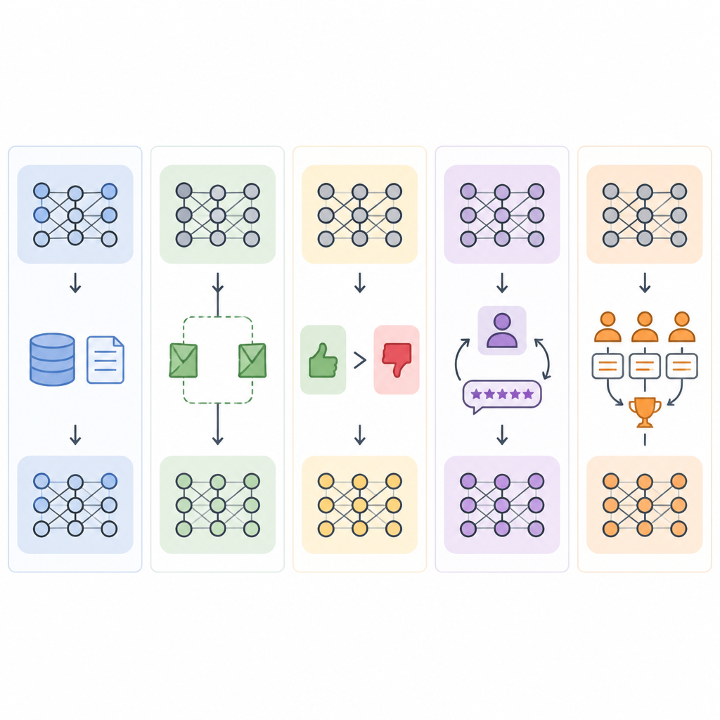 Fine-Tuning Methods: SFT, LoRA, DPO, RLHF, GRPO