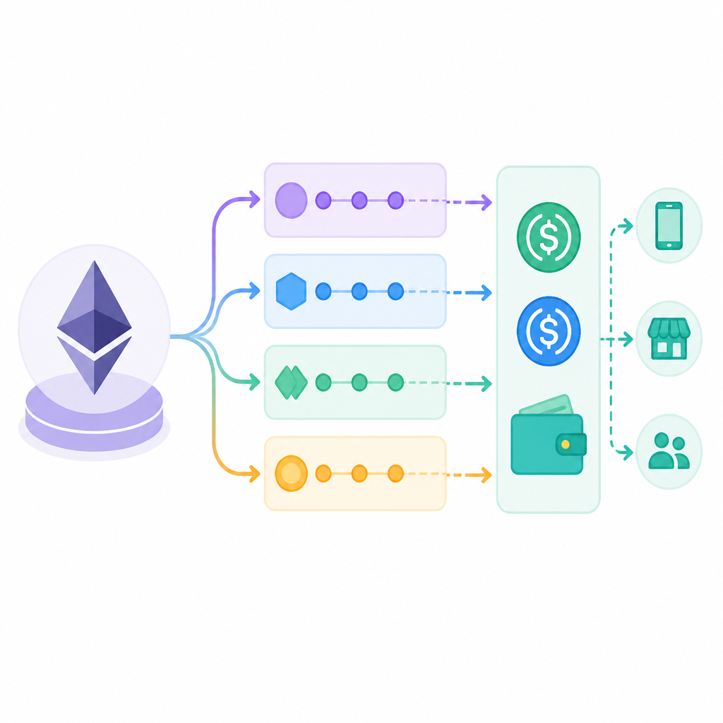 Ethereum L2s Shift Toward Payments and Stablecoins