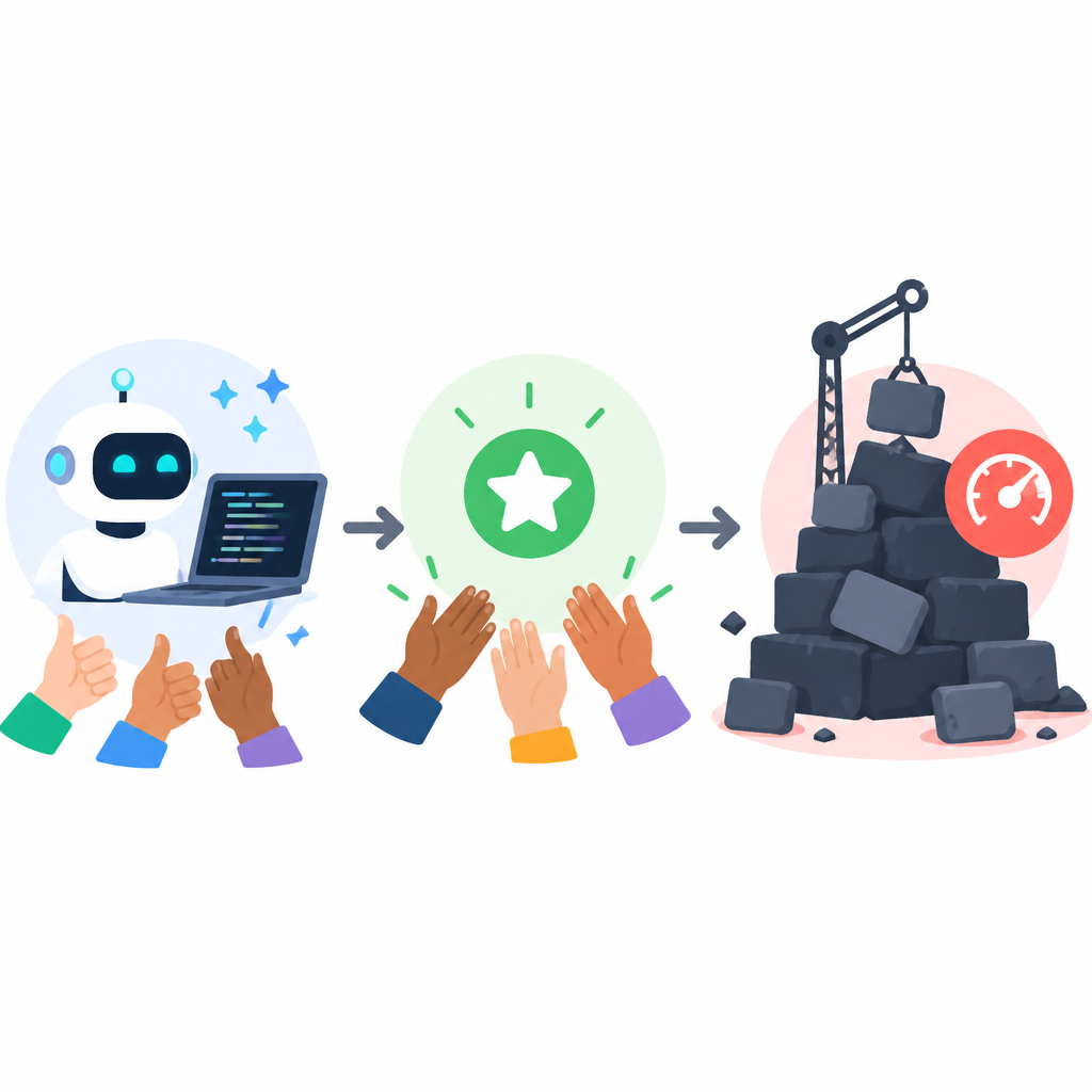AI coding praise turns into production debt