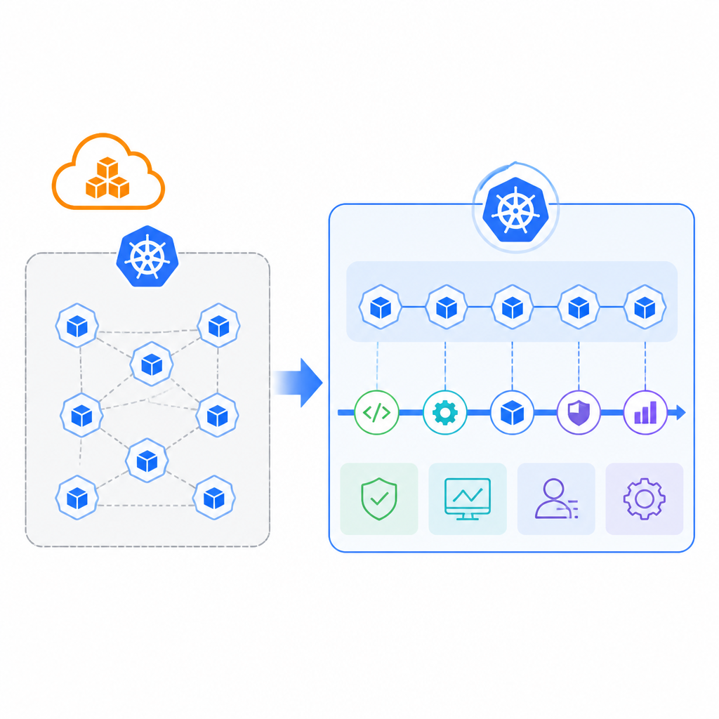 AWS Kubernetes 讓集群變成可管路徑