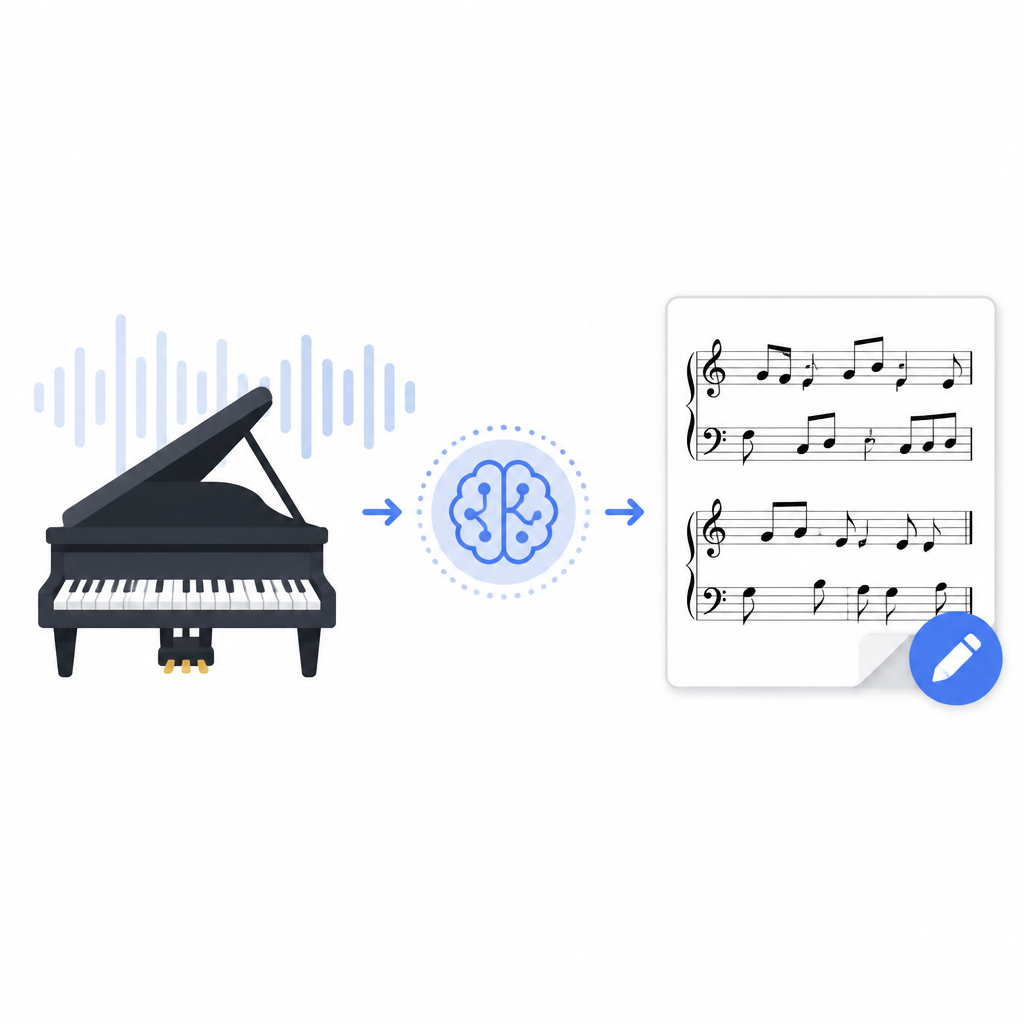 Songscription turns piano audio into editable sheet music