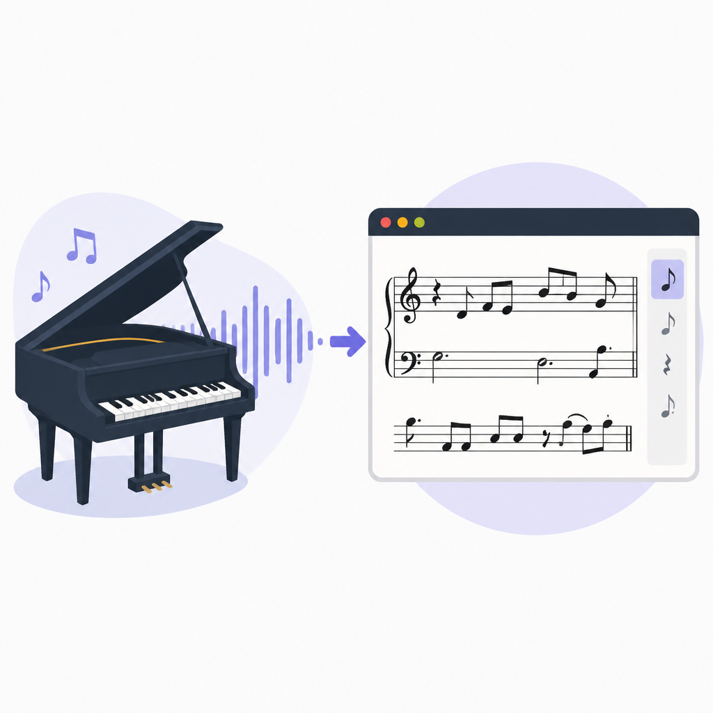 Songscription turns piano audio into editable sheet music