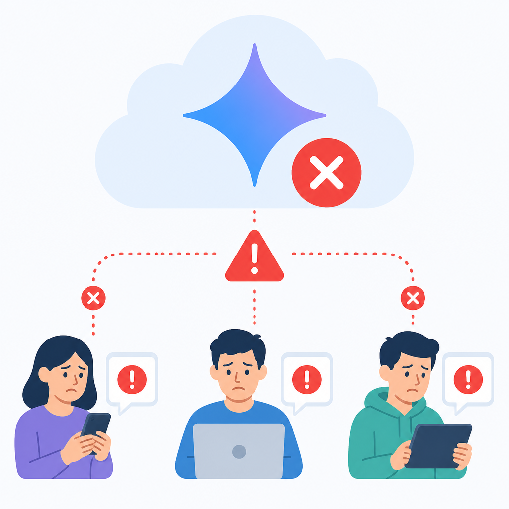 Google Gemini outage hits users with error 1076