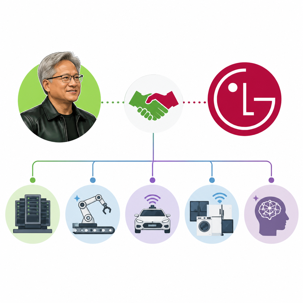 Jensen Huang’s LG deal spans five AI bets