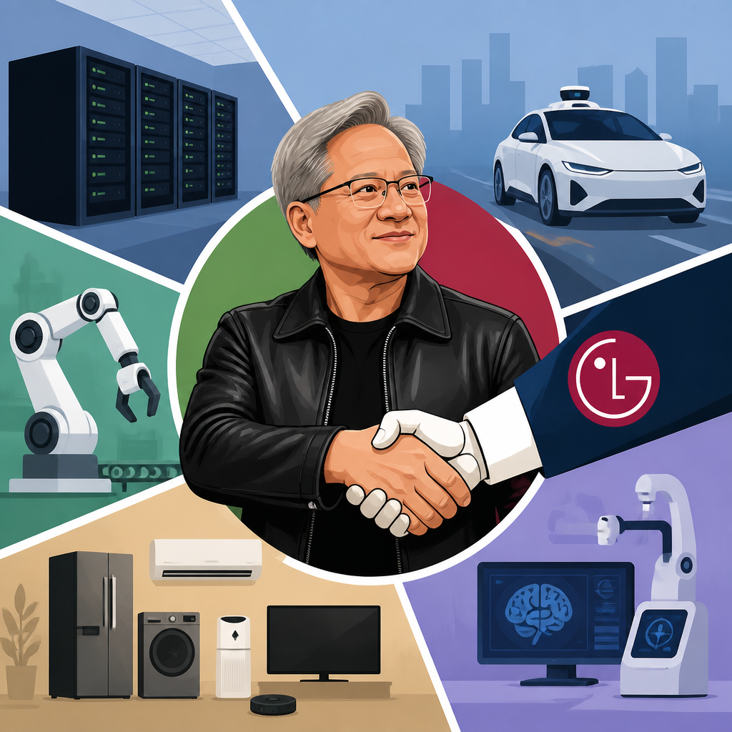 Jensen Huang’s LG deal spans five AI bets