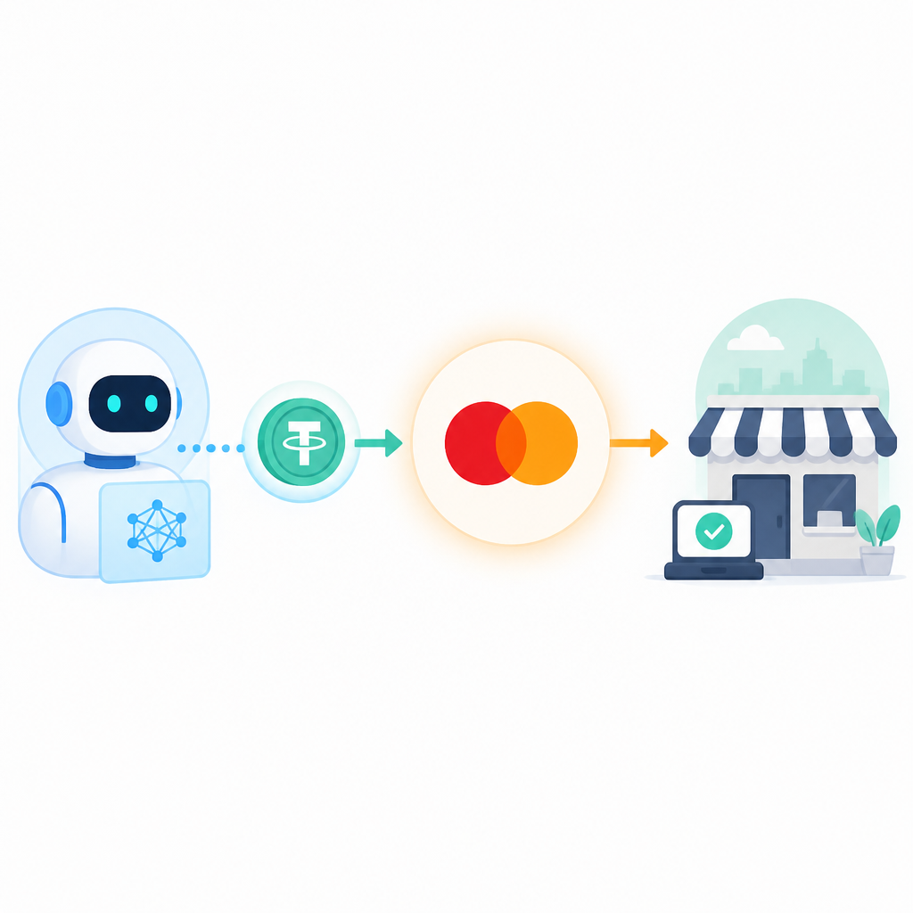 Mastercard 讓 AI 直接付穩定幣