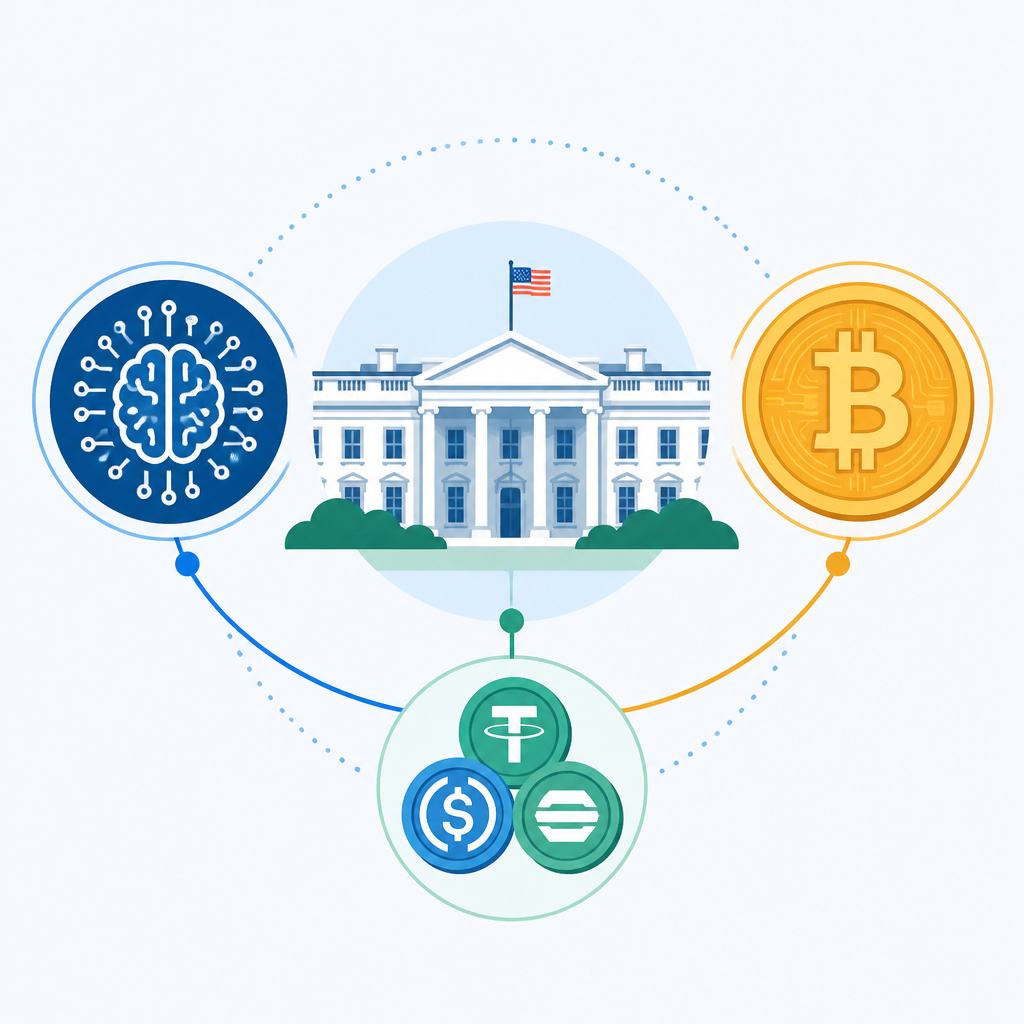 $2.7 Trillion: White House AI, Bitcoin, Stablecoins