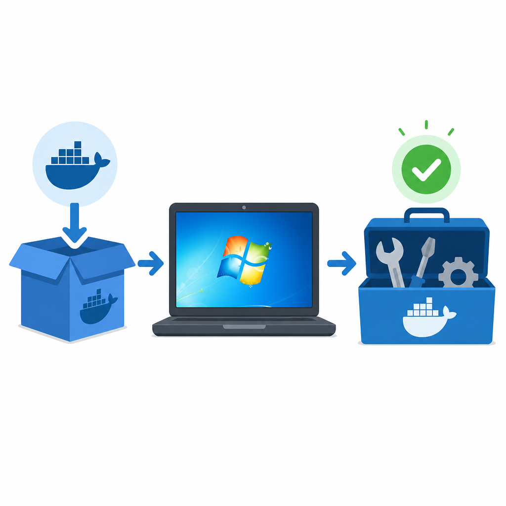 Install Docker Toolbox on Windows 7+