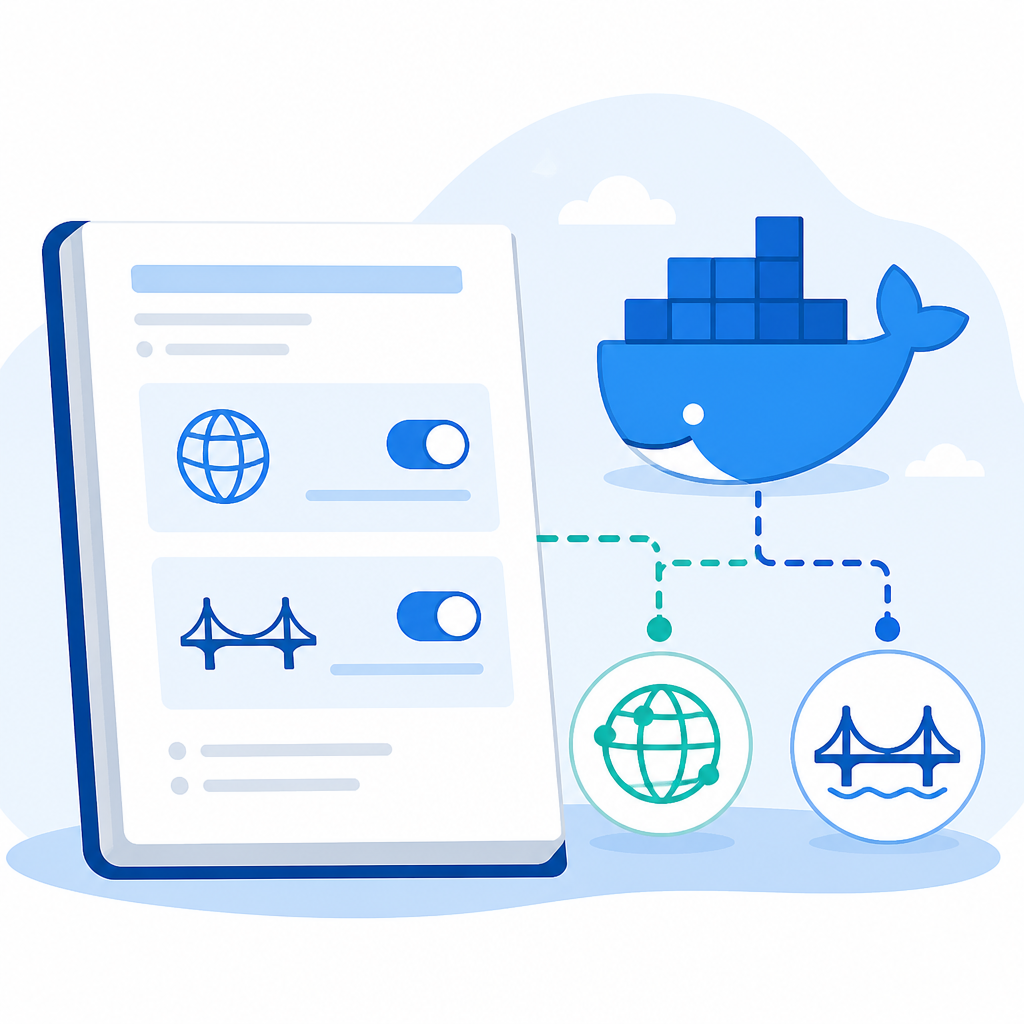 Docker docs補上 dockerd 代理與橋接旗標