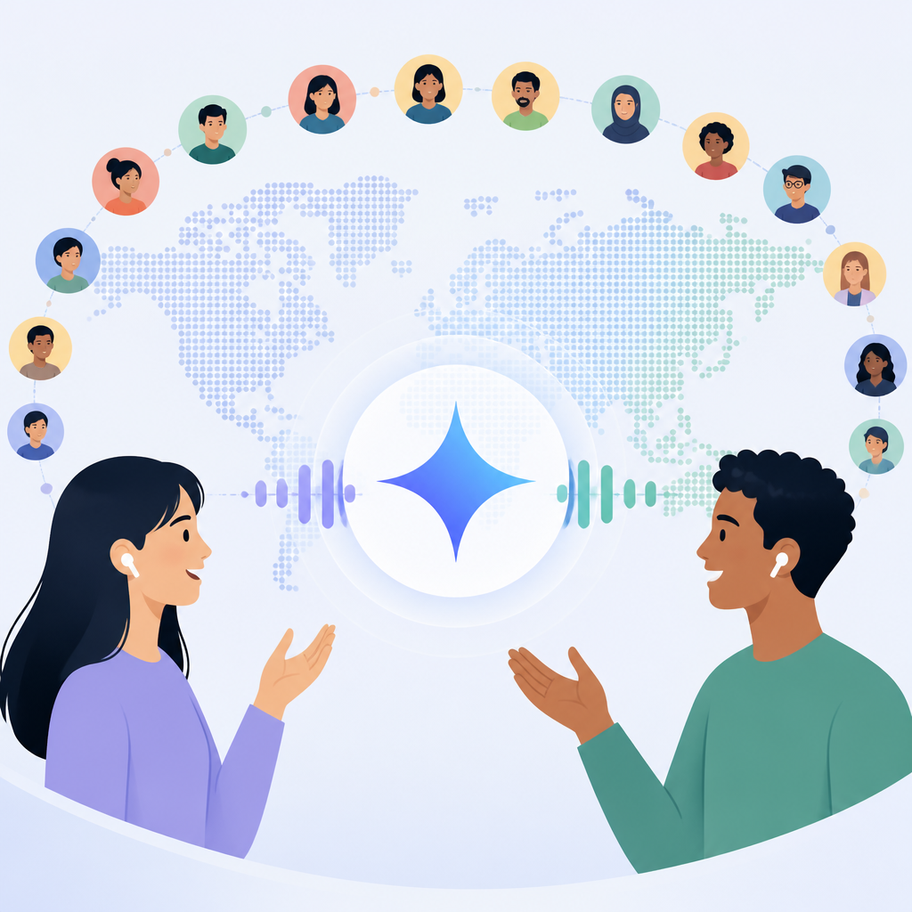 Gemini 3.5 Live Translate 擴至70+語言