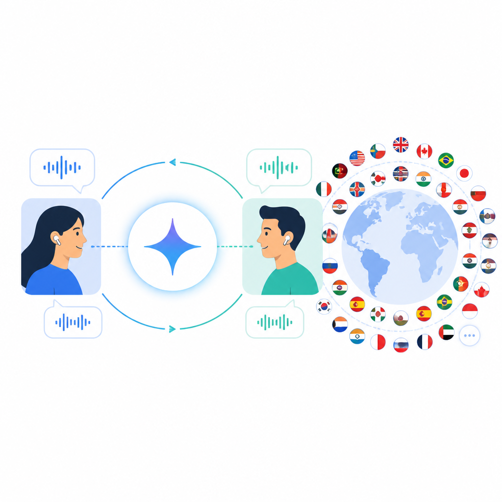 Gemini 3.5 Live Translate 擴至70+語言