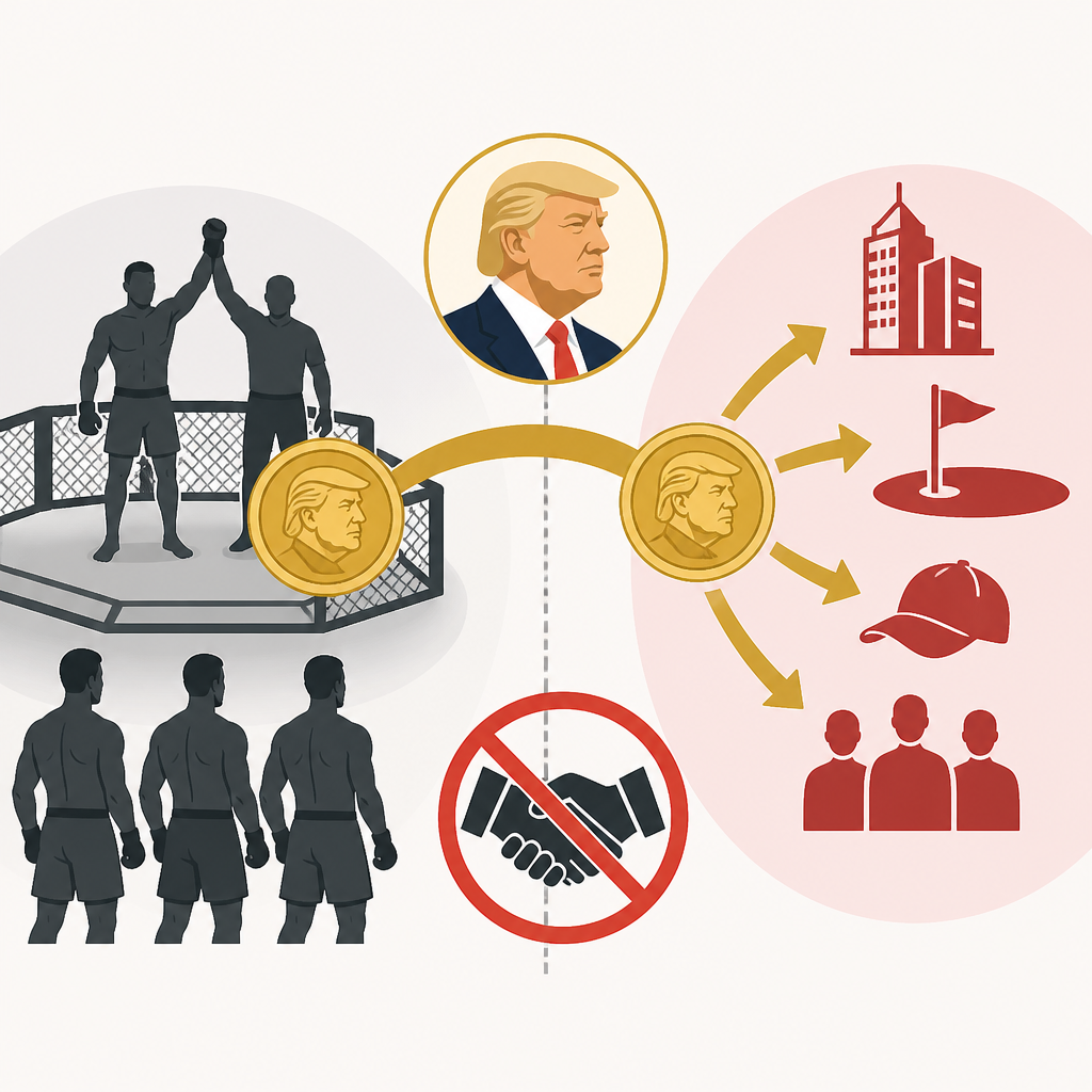 把 UFC 選手獎金發成 Trump 代幣，不是福利，是利益衝突