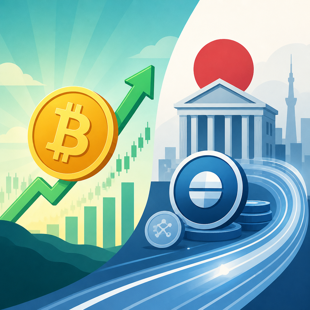 Bitcoin反彈，日銀系穩定幣加速
