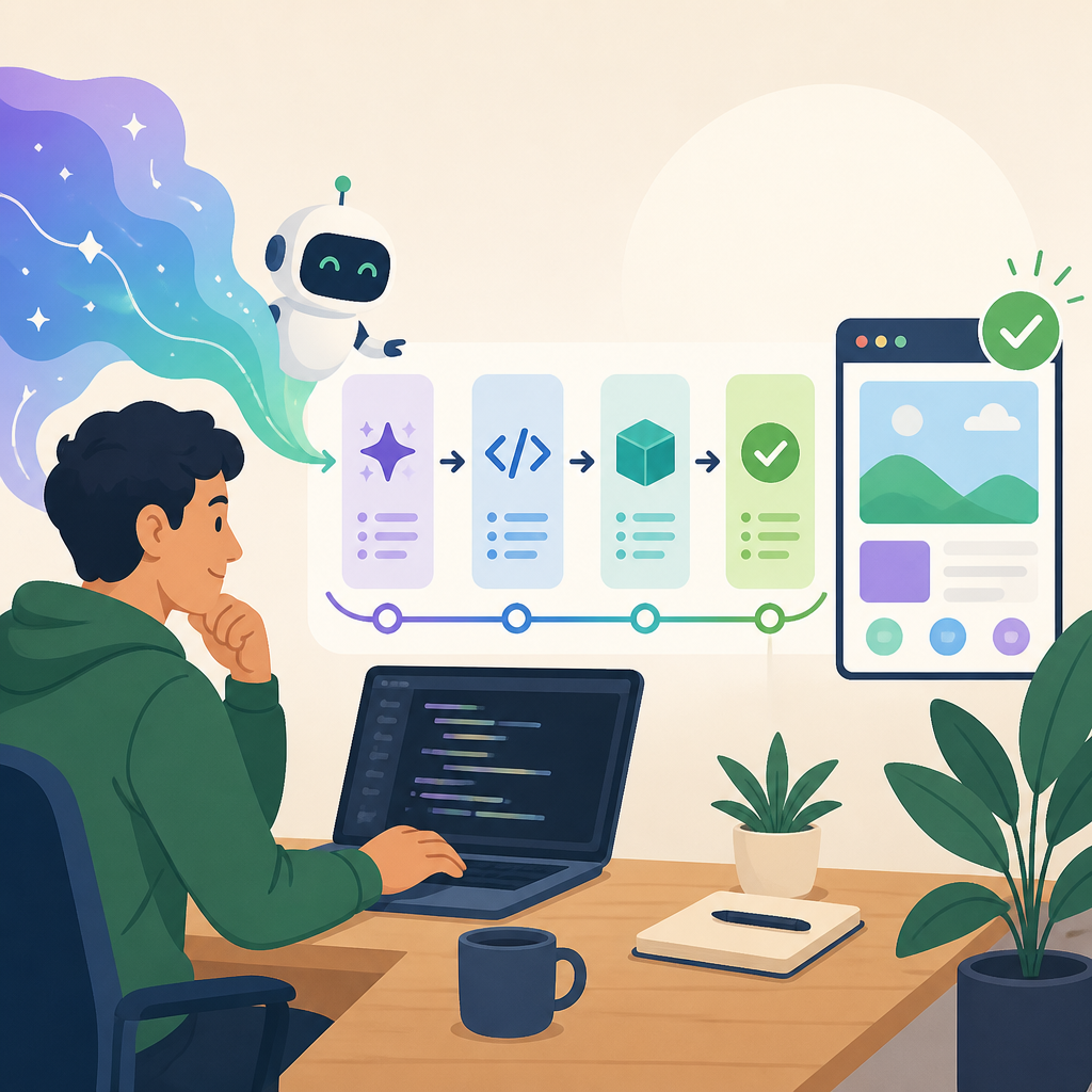 A vibe coding workflow keeps AI builds on track