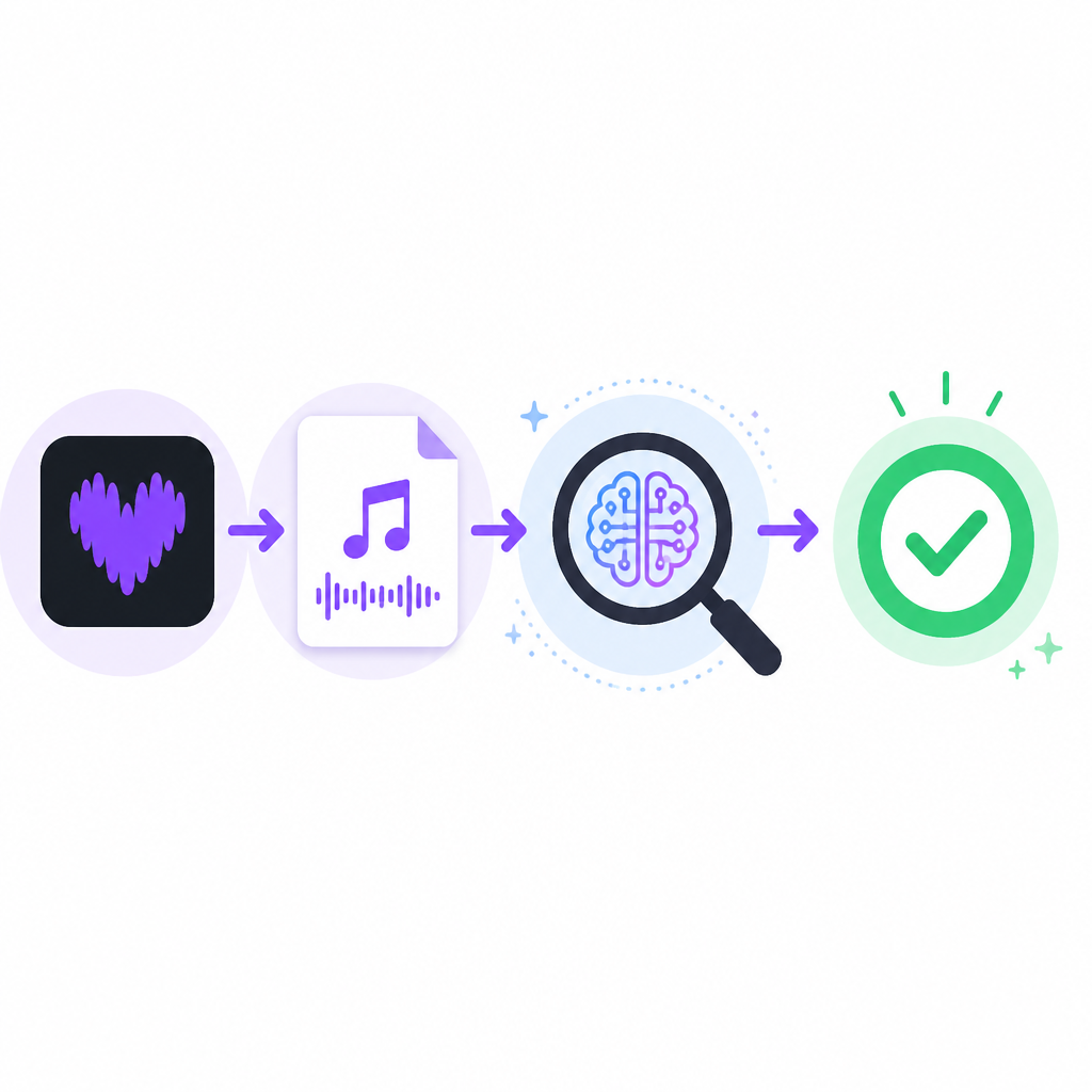 Deezer 免費 AI 音樂偵測器，這步走對了
