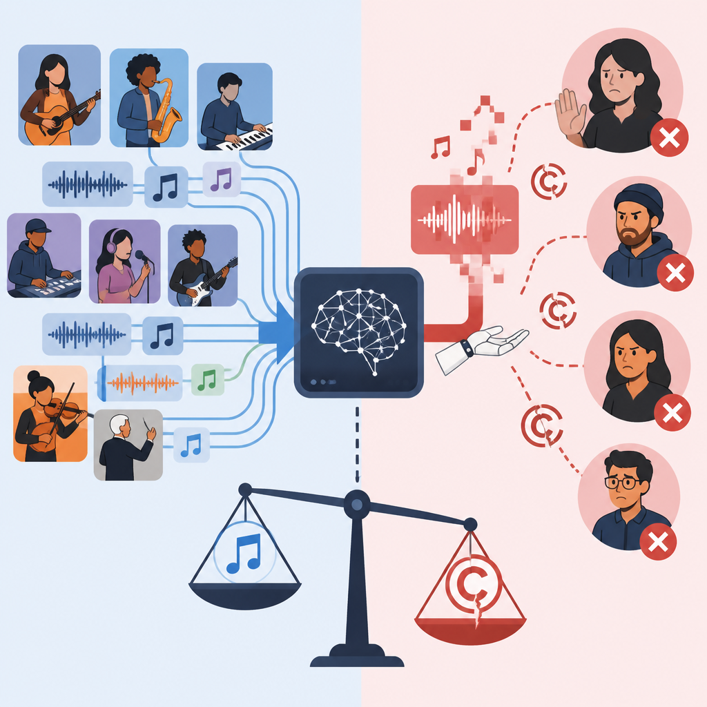 AI 音樂訓練不是中立資料集,而是版權醜聞