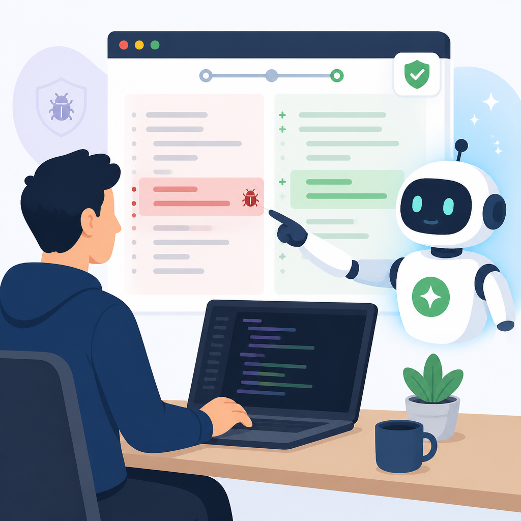 AI code review catches bugs before merge