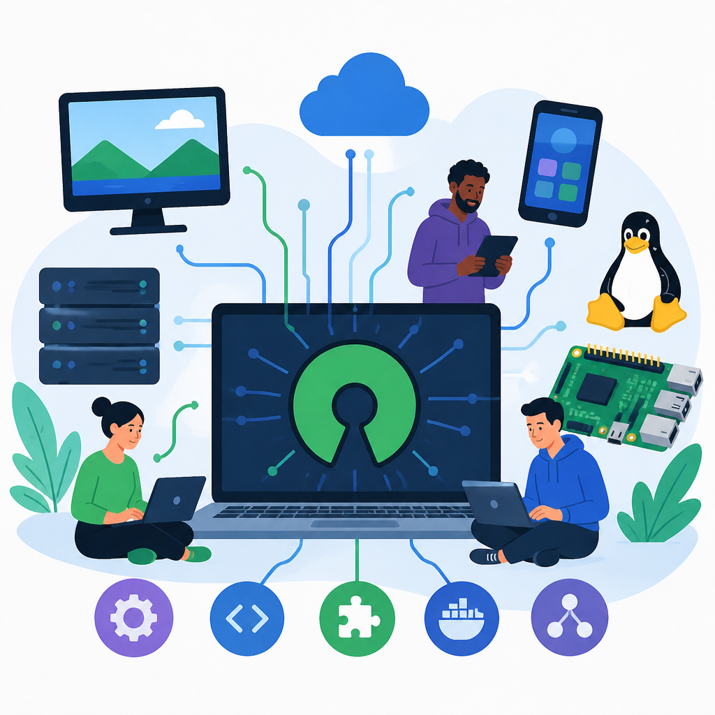 Free and open-source software powers modern computing