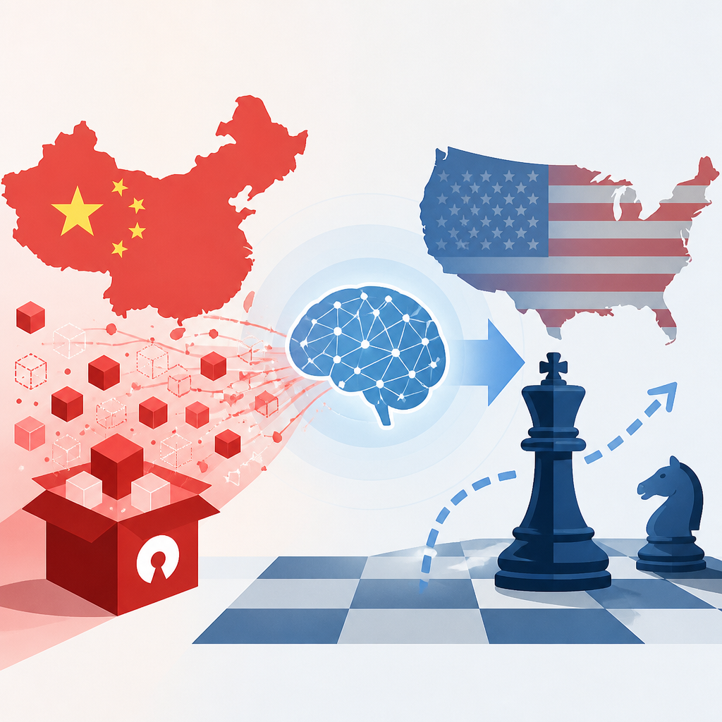 中國開源 AI 正逼美國改打法