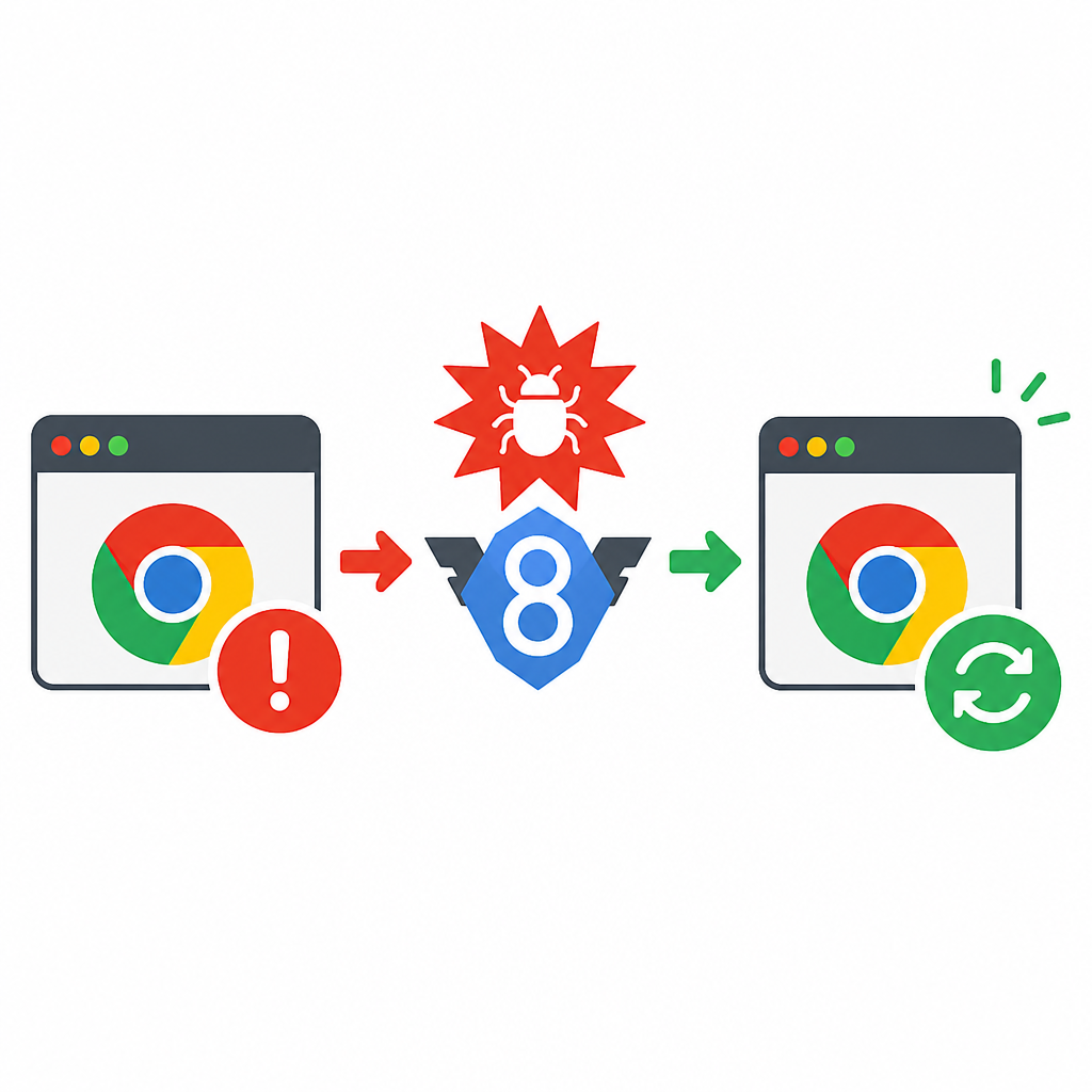Chrome V8 零日要立刻重啟瀏覽器