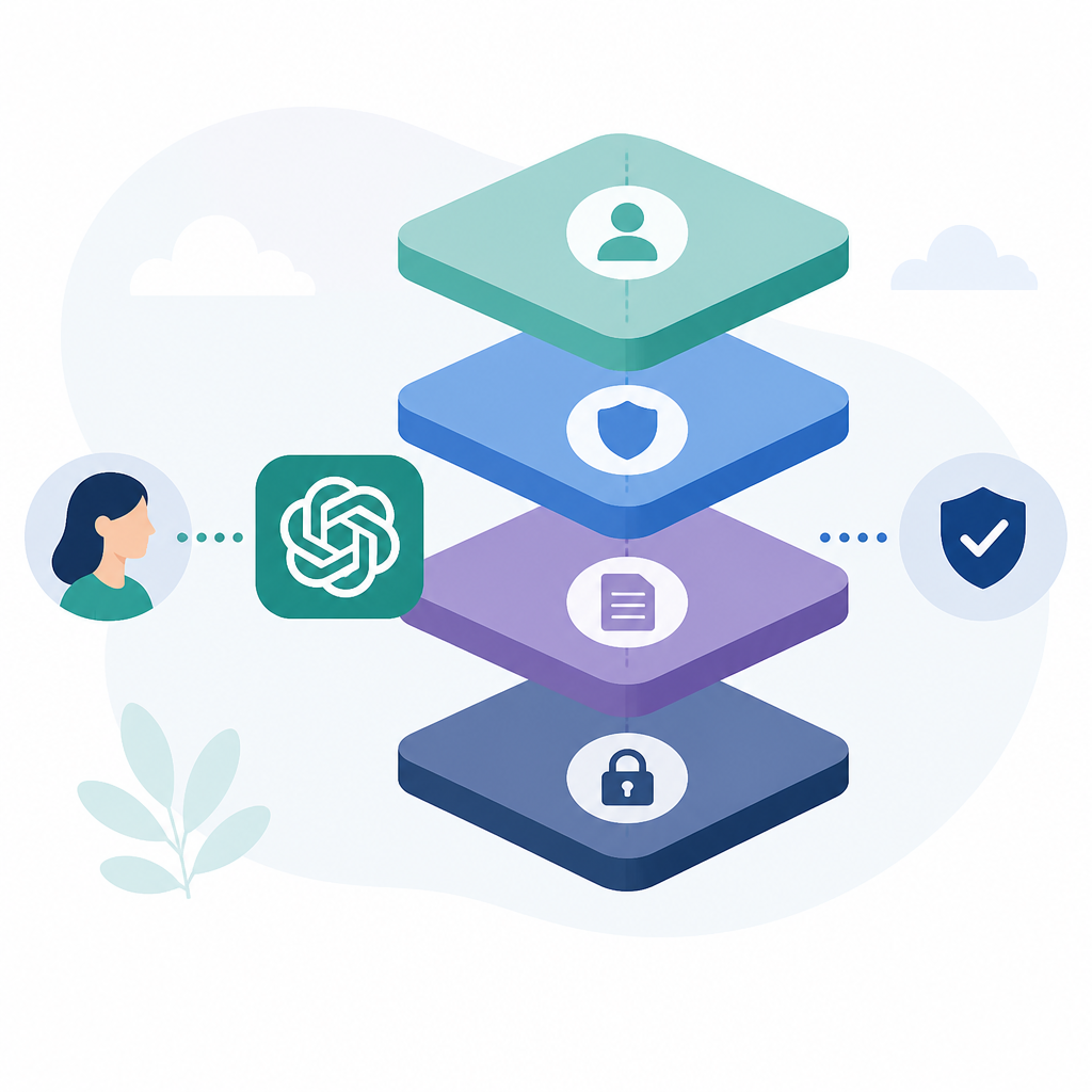 Managed ChatGPT access is governed by 4 policy layers