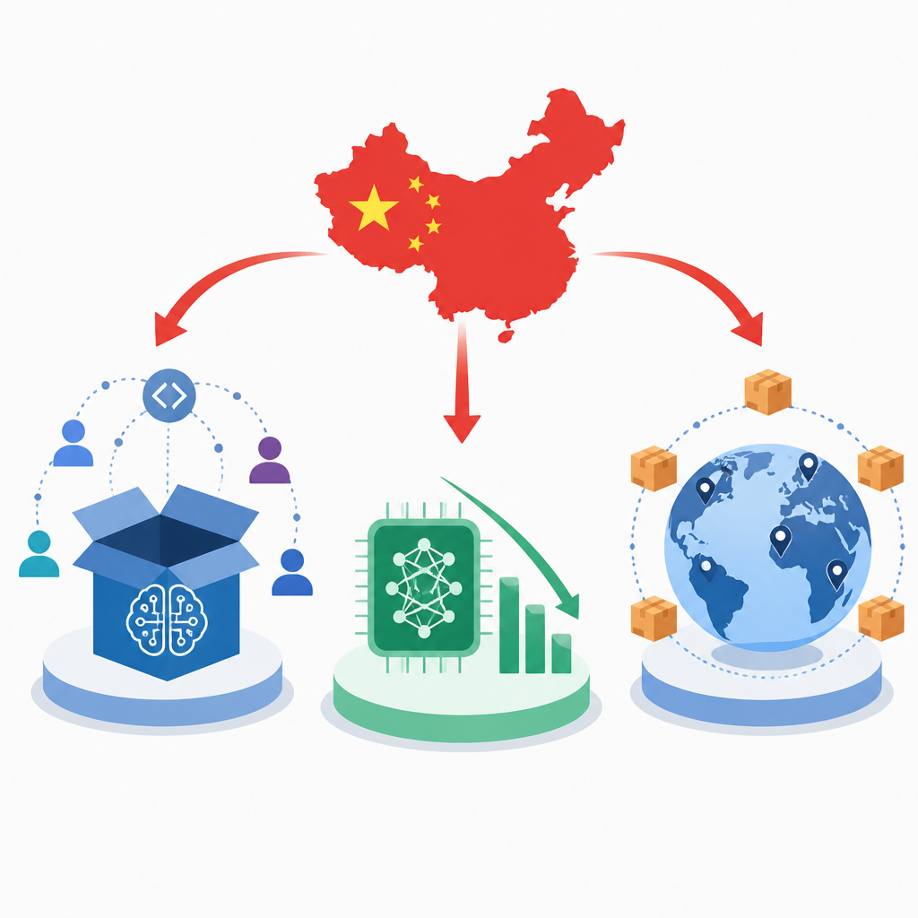 China’s AI bet: open-source, efficiency, global sales