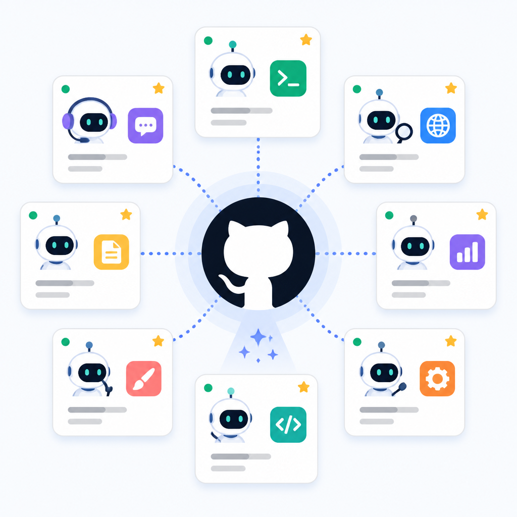 GitHub 熱門倉庫都在做 AI agent 工具
