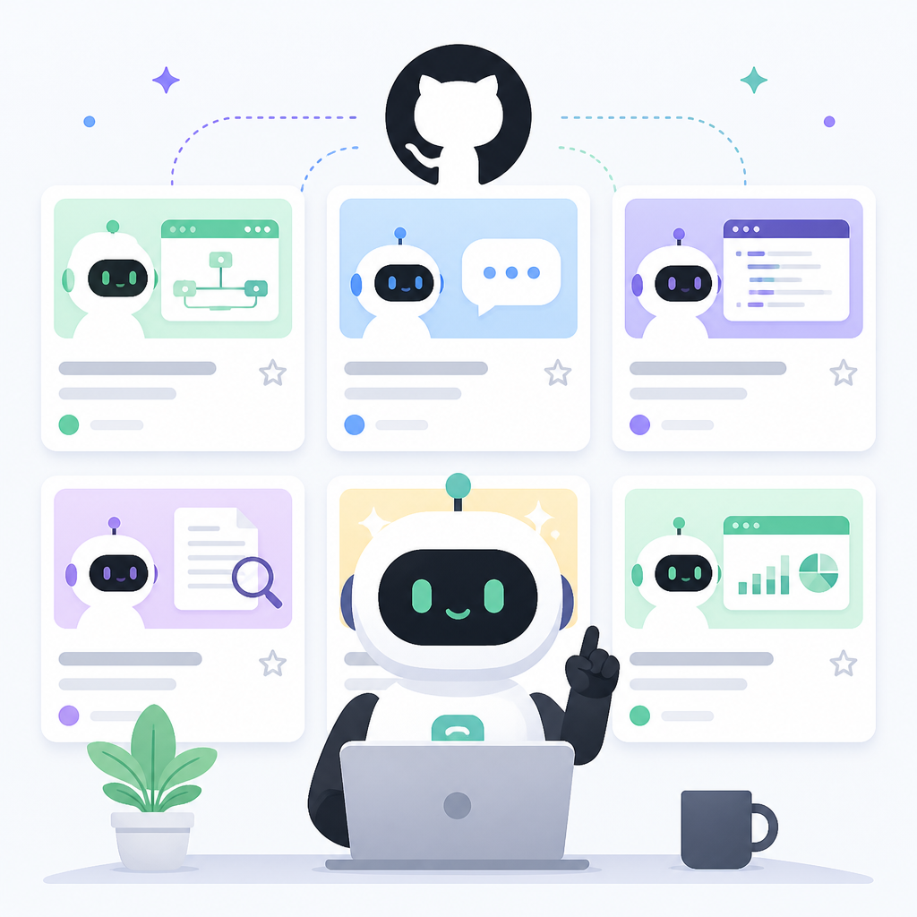 GitHub 熱門倉庫都在做 AI agent 工具